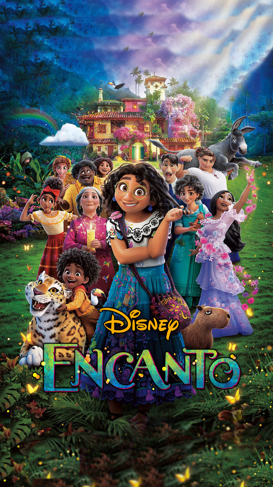 Un póster de la animación Encanto, estrenada en 2021 y dirigida por Jared Bush y Byron Howard.