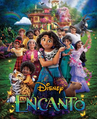Un póster de la animación Encanto, estrenada en 2021 y dirigida por Jared Bush y Byron Howard.
