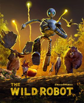 Un póster de la animación Wold Robot, estrenada en 2024 y dirigida por Chris Sanders.